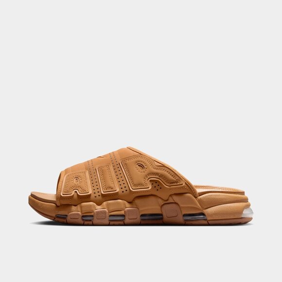 Nike Air More Uptempo Slide Brown Flax FZ3116 200 Mens Size 10 NEW - Picture 10 of 14
